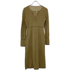 Philosophy di alberta Ferretti フィロソフィ ディ アルベルタ フェレッティ ウールニットワンピース  キャメル 42のサムネイル