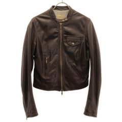 Boy. by Band of Outsiders ボーイバイバンドオブアウトサイダーズ モーターサイクル シングルレザージャケット BY0621 0 BY39 パープル 1