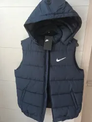 NIKE フード ダウン ベスト デニムカラー 新品 XL