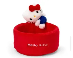 サンリオ マスコット ぬいぐるみ タグ付き 円型 小物入れ 収納箱 ハローキティ