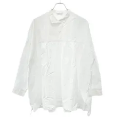 ARTS&SCIENCE アーツアンドサイエンス 22AW コットンプルオーバーギャザーブラウスシャツ 0223-L6202-0019 ホワイト 1のサムネイル