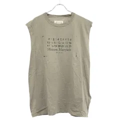 Maison Margiela 1 10 メゾン マルジェラ 25AW カレンダーロゴサイドスリットノースリーブトップス S51NL0053 グレー Sのサムネイル