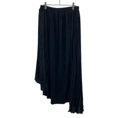 JIL SANDER ジルサンダー 22AW アシンメトリーレーヨンプリーツスカート J04MA0008 ブラック 38のサムネイル