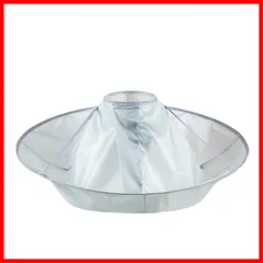 [DFsucces] カットクロス 散髪 ケープ 散髪マント カット代節約 簡単 手軽 家庭で使える 収納しやすい 折りたたみ式 防水 ヘアカット 毛染め 散髪道具 大人 子供 兼用 シルバー