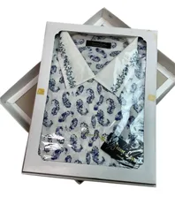 【昭和レトロ】Joanne Layer 花柄 長袖　シャツブラウス 綿100% 日本製 Lサイズ