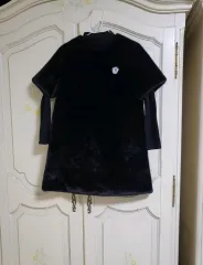 (新品)ROAアンドジェイン ファー ONE PIECE & 起毛 タートルネックティー (155) & フラッフィーファー ハット