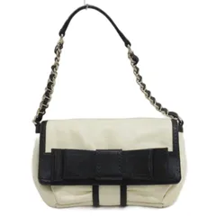 ケイトスペード KATE SPADE リボンモチーフ ワン ショルダー バッグ レザー ホワイト
