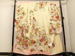 aB11 打ち掛け 花嫁衣装 大和絵 源氏物語 十二単衣 総刺繍 