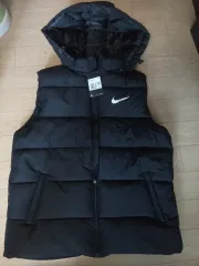 NIKE フード ダウン ベスト ブラック 新品 XXL