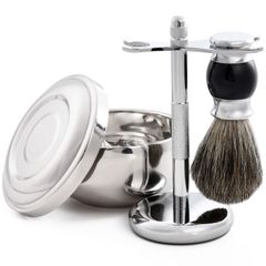 ドイツ製 ゾーリンゲン メルクール の シェービングセット MERKUR