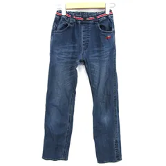 ミキハウス デニムパンツ ボトムス ストレッチジーンズ キッズ 男の子用 150サイズ ブルー MIKIHOUSE 【中古】