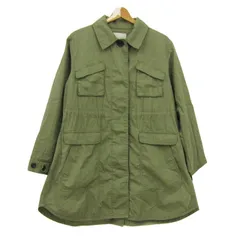 アンタイトル ミリタリーコート アウター シャツジャケット 大きいサイズ レディース 4サイズ カーキ UNTITLED 【中古】