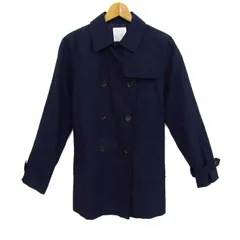 クミキョク トレンチコート アウター ショートトレンチ ジャケット レディース 3サイズ ネイビー 組曲 【中古】
