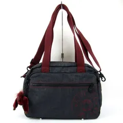 キプリング ショルダーバッグ 2way トートバッグ チャーム付き 鞄 カバン ブランド メンズ ネイビー Kipling 【中古】のサムネイル