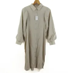 イング ワンピース 長袖 未使用 ブランド トップス レディース Mサイズ ベージュ INGNI