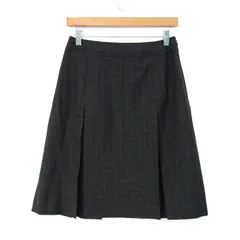 イーストボーイ プリーツスカート ウール混 ブランド ボトムス レディース 11サイズ チャコール EASTBOY 【中古】