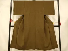 平和屋着物▽人間国宝 南部芳松の息子 伝統工芸伝承者彫刻 南部幸雄 型染 小紋 単衣 五十三次選 鬼しぼ縮緬 証紙付き 正絹 逸品 DAAT4425du 平和屋着物○人間国宝・南部芳松の息子 伝統工芸伝承者彫刻・南部幸雄