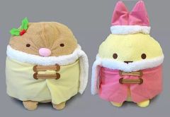 [중고] 봉제인형 전 2종 세트 파스텔 코트 봉제인형 XL [스미코구라시]