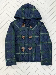 ポロ ラルフローレン タタン チェック キルティング ジャケット ジュニア12-14