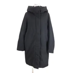 ユニクロ UNIQLO ハイブリッド ダウン コクーンコート M ブラック ■FF