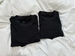 ユニクロ メンズ ヒートテック クルーネックTシャツ (9分)