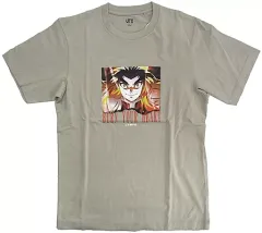 【中古】衣類 煉獄杏寿郎 UT グラフィックTシャツ ベージュ メンズSサイズ 「鬼滅の刃×ユニクロ 第3弾」