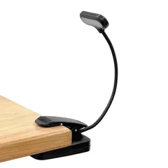 [Prima mille(プリマミーレ)] クリップライト 読書灯 ブックライト led ライト 白 LEDクリップ電池式ｘ単4電池3本(付属しておりません) 手元灯 デスクライト クリップ ledライト 小型 フレキシブル 