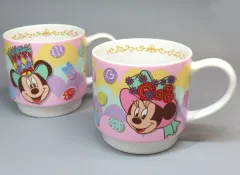 【中古】マグカップ･湯のみ ミッキー＆ミニー スーベニアカップ(2個セット) 「ディズニー・イースターワンダーランド2010」 東京ディズニーランド限定