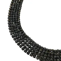 SWAROVSKI(スワロフスキー) チョーカー美品  - シルバー×黒