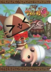 【中古】クリアファイル [単品]アイルー＆プーギー A4クリアファイル「一番くじ モンハン日記ぽかぽかアイルー村G」H賞 いろいろメモアソート