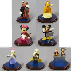 【中古】トレーディングフィギュア 全7種セット 「ディズニーキャラクター ミッキーオーケストラ フィギュアコレクション」