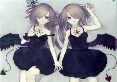 【中古】クリアファイル メフィス＆フェレス リウイチ描き下ろしオリジナルA4クリアファイル 「PS4ソフト CRYSTAR -クライスタ-」 ゲオ購入特典