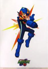 ロックマン20周年記念商品ロックマンエグゼ 流星のロックマン A4クリア