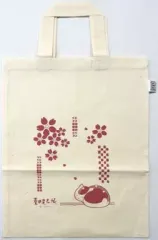 【中古】バッグ(キャラクター) [単品]夏目友人帳 ニャンコ先生(桜) エコバッグ 「ニャンコ先生お花見まんじゅう」