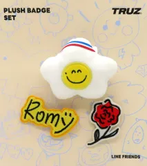 【中古】バッジ・ピンズ ROMY(ジフン) ぬいぐるみバッジセット(3個入り) 「TRUZ」