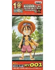 【中古】フィギュア モンキー・D・ルフィ 「ワンピース 劇場版 ストロングワールド」 組立式劇場版ワールドコレクタブルフィギュア ～Strong World～ ver.1 MV001