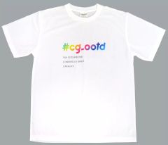 [中古]Tシャツ ロゴ ドライTシャツ ホワイト XLサイズ [THE IDOLM＠STER CINDERELLA GIRLS LIKE4LIVE #cg_ootd]