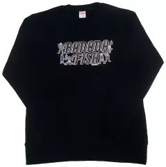 【中古】アウターウェア(キャラクター) タイトルロゴ トレーナー ブラック Lサイズ 「BANANA FISH cafe and bar」