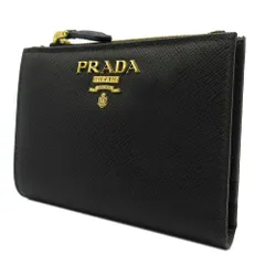 【新品】プラダ 1ML023 SAFFIANO METAL ORO 財布 二つ折り財布 (小銭入れ有り) PRADA PORTAF.PICCOLO LAMPO IN PELLE サフィアーノ レザー メタルロゴ パスケース付き コンパクトウォレット レディース