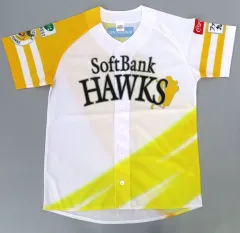 【中古】衣料雑貨 福岡ソフトバンクホークス ファイト!九州 2024 ユニフォーム ホワイト Lサイズ 「ファイト!九州デー」 来場者特典