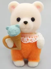 【中古】おもちゃ シロクマの赤ちゃん 赤ちゃんコレクション～ショッピングシリーズ～ 「シルバニアファミリーキラキラくじ～ゆめふわコレクション～」 E賞