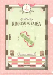 【中古】クリアファイル 竈門禰豆子 和紙風A4クリアファイル 「一番文具 鬼滅の刃」 E賞