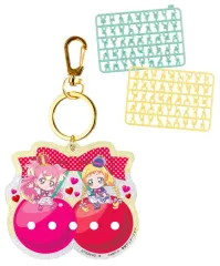 【中古】食玩 キーホルダー 5.キュアワンダフルとキュアフレンディセット 「わんだふるぷりきゅあ! パチパチプリキュアデコネーム」