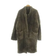 メゾンオルガ Maison Olga JOURNAL STANDARD取扱 エコファー チェスターコート フェイクファー 1 グレー /DF ■OS ■SH