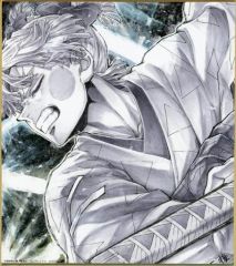 【中古】紙製品 我妻善逸(作・石後夏奈/霹靂一閃) 複製ミニ色紙 「WEBくじ 鬼滅の刃 遊郭編 複製ミニ色紙くじ」