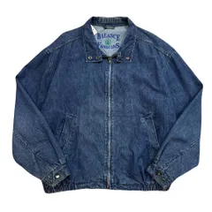 BALANCE FASHIONS スイングトップ デニムジャケット 薔薇 刺繍 デニムブルー Mサイズ No.EA128