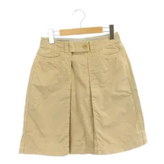 トミーヒルフィガー TOMMY HILFIGER ミニスカート 台形 2 ベージュ /MF ■OS