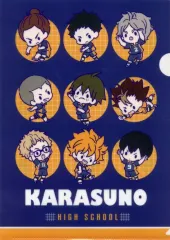 【中古】クリアファイル 烏野高校 A4クリアファイル 「ハイキュー!! POP UP SHOP in アトレ秋葉原店」