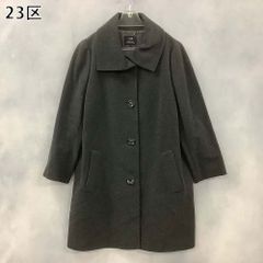 23区 ニジュウサンク フード付きコート【34】ネイビー 大人かわいい