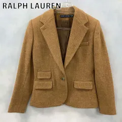 RALPH LAUREN ラルフローレン テーラードジャケット 1つボタン アルパカ混